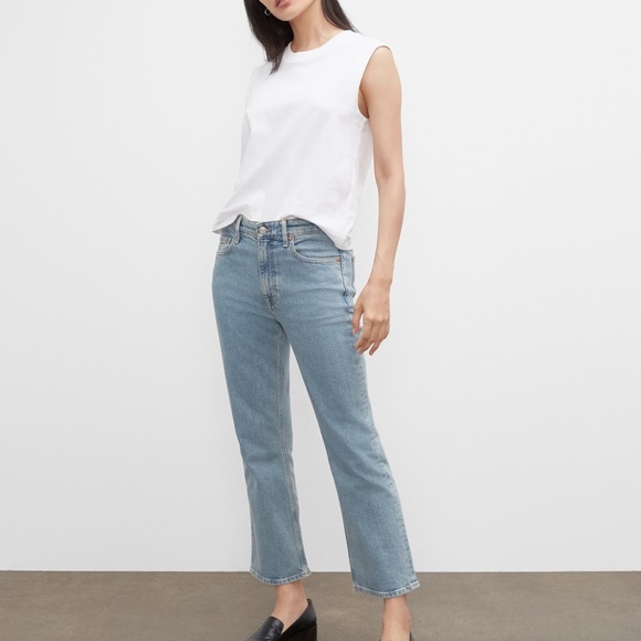 Kick Crop Niagara Jeans - New With Tags - NEVER WORN - Indigo - Picture 1 of 5